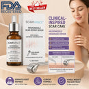 SÉRUM para Tratamento de cicatrizes antigas e recentes, redução de cicatrizes cirúrgicas, estrias, queloides, acne, queimaduras, verrugas, dermátomos e varizes